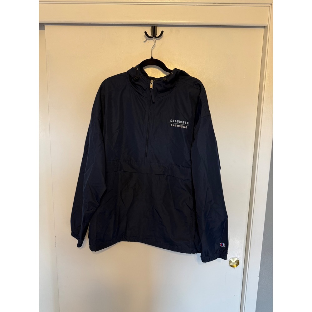 Columbia University Lacrosse Champion Anorak Jacket – Navy – Men's 2XL